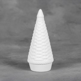 Ceramic Bisque Small Wicker Tree - Case of 6 - Special Ceramic Bisque Small Wicker Tree - Case of 6 - Special